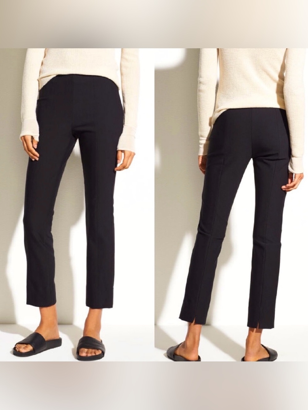 Vince. Stitch Front Seam Ponte Legging Pants - Small